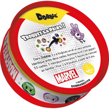 Dobble : Marvel Emoji - Eco Sleeve - Un jeu Asmodee - Asmodée
