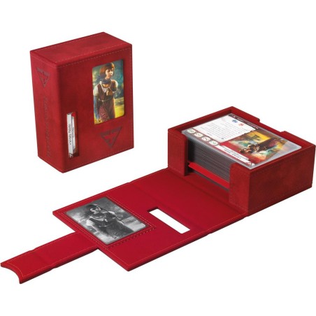 Gg : Arkham Jce Investigator Deck Tome Survivor Red - Gamegenic
