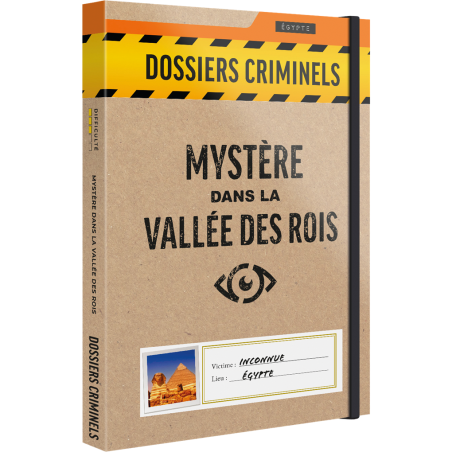 Dossiers criminels : Mystère dans la Vallée des Rois - Jeux de société - Platonia Games