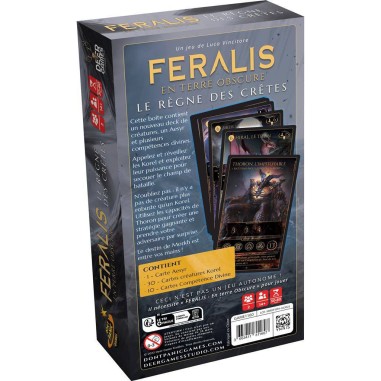 Feralis En Terres Obscures : Le Règne Des Crètes - Extension - Jeux de société - Don t Panic Games