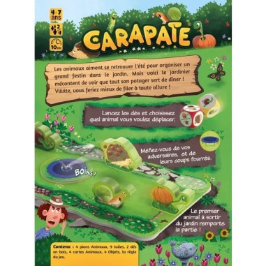Carapate - Jeu de société enfant - Gigamic