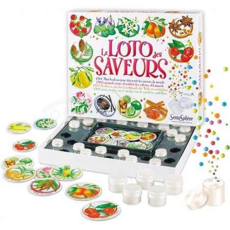 Le Loto des Saveurs - Jeu de société - / création Véronique Debroise - Sentosphère
