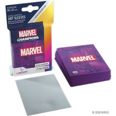 Protège cartes 50 sleeves Marvel Champions Marvel Purple - Gamegenic 2