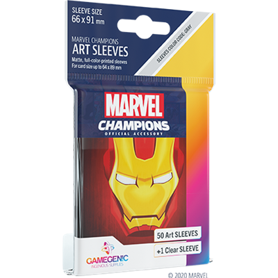 Gg : 50 sleeves Marvel Champions Iron Man Gamegenic