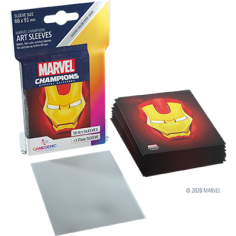 Protège cartes 50 sleeves Marvel Champions Iron Man - Gamegenic 2