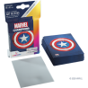 Protège cartes 50 sleeves Marvel Champions Captain America - Gamegenic