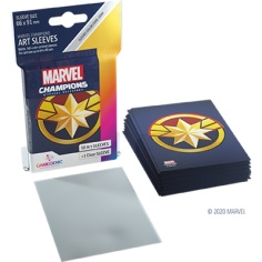 Protège cartes 50 sleeves Marvel Champions Captain Marvel - Gamegenic 2