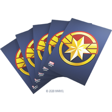 Protège cartes 50 sleeves Marvel Champions Captain Marvel - Gamegenic