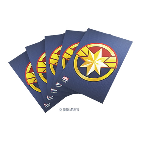 Protège cartes 50 sleeves Marvel Champions Captain Marvel - Gamegenic