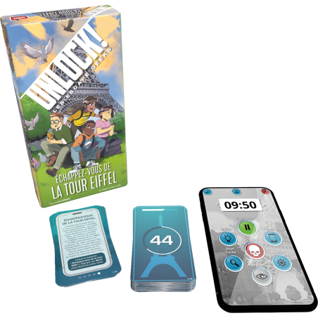 Unlock! Escape Geeks : Échappe-toi de la Tour Eiffel - Jeux de société - Asmodée