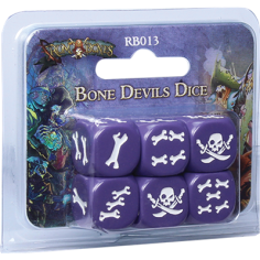 Rum & Bones : Confrérie Démons Osseux - Set de Dés - Edge Entertainment