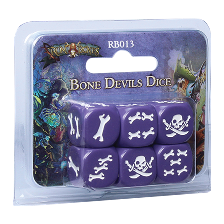 Rum & Bones : Confrérie Démons Osseux - Set de Dés - Edge Entertainment