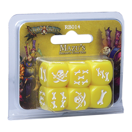 Rum & Bones : Redoutable Fléau Mazu - Set de Dés - Edge Entertainment