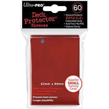 : 60 sleeves Japonais Rouge - Ultra Pro