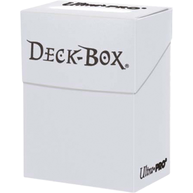 : Deck Box 75 cartes Blanc - Ultra Pro