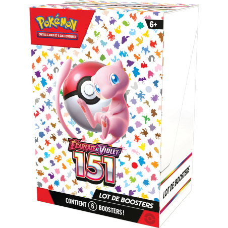 Pokémon EV3.5 : Bundle de 6 boosters Pokémon 151 - Asmodée