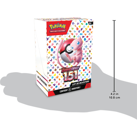 Pokémon EV3.5 : Bundle de 6 boosters Pokémon 151 - Asmodée