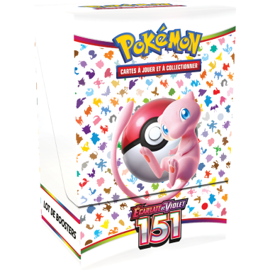 Pokémon EV3.5 : Bundle de 6 boosters Pokémon 151 - Asmodée
