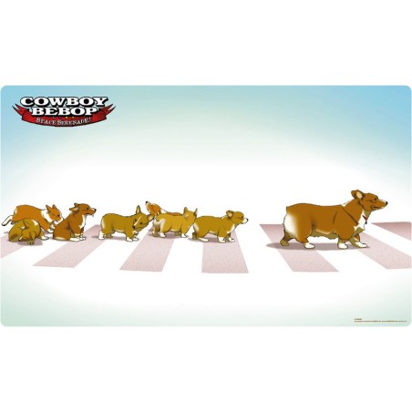 Cowboy Bebop - Playmat Ein and Family - Ynnis éditions - Jeux de rôle - Don t Panic Games