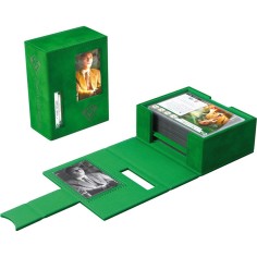 Boite range cartes Arkham Jce Invest. Deck Book Guardian Green - Gamegenic 2
