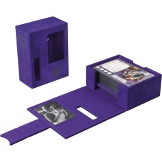 Boite range cartes Arkham Jce Invest. Deck Book Guardian Purple - Gamegenic 2