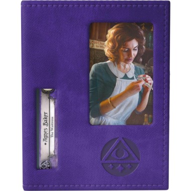 Boite range cartes Arkham Jce Invest. Deck Book Guardian Purple - Gamegenic