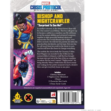 Marvel Crisis Protocol: Bishop & Nightcrawler - Jeux de figurines - Atomic Mass Games