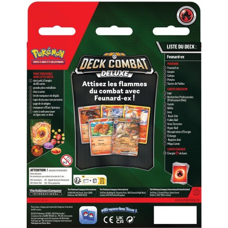 : Deck de Combat Deluxe Feunard‑Ex - Pokémon