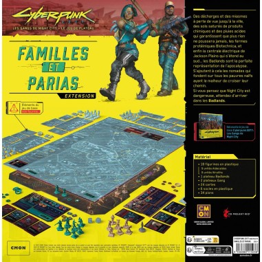 Cyberpunk 2077 : Families and Outcasts - Extension - Jeux de société - Cmon