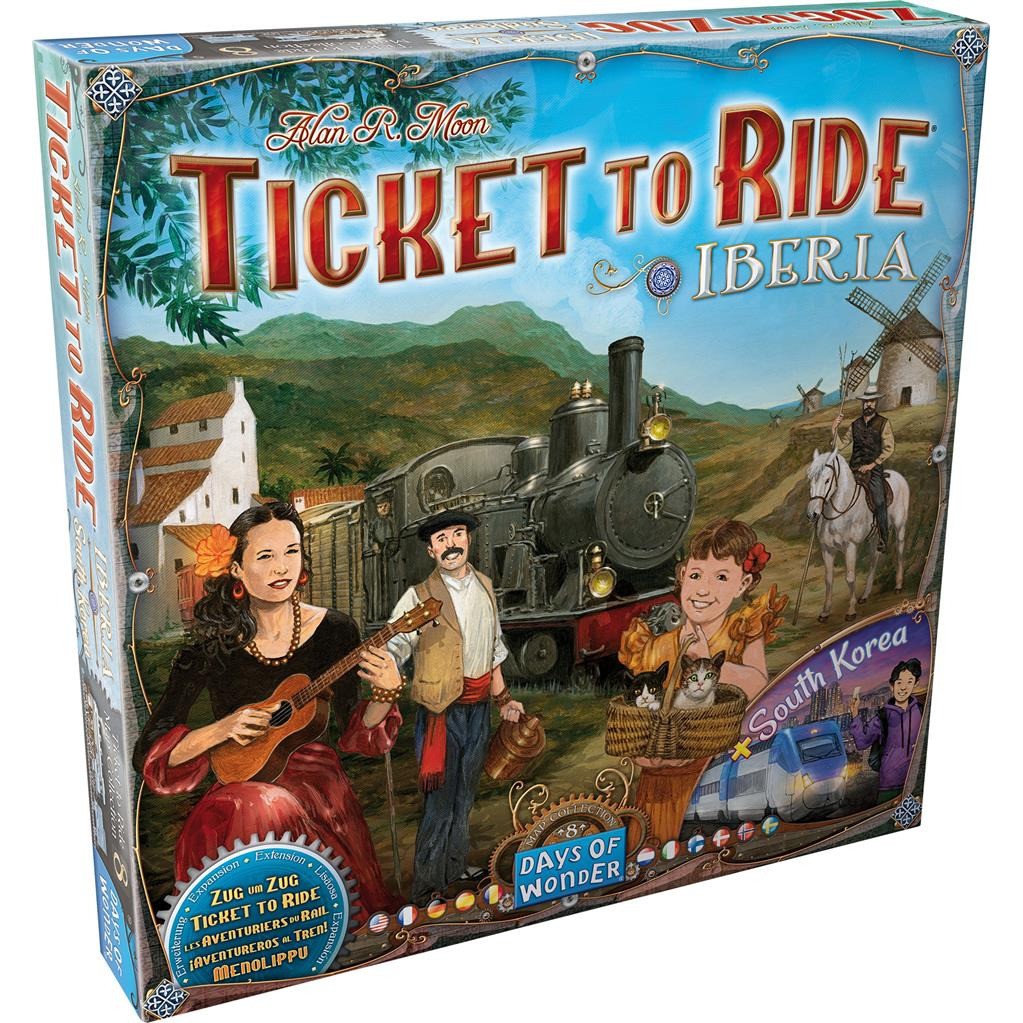 Les Aventuriers du Rail : Iberia et Corée du Sud Extension Days of Wonder