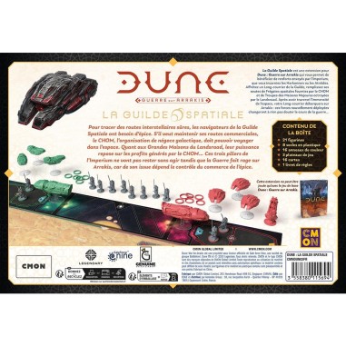 Dune: La Guerre pour Arrakis - La Guilde Spatiale - Jeux de société - Cmon