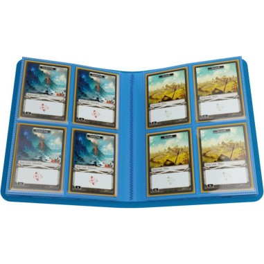Album range cartes Pokemon, Magic Album 8 Pocket 160 Cards Sl Blue - Gamegenic