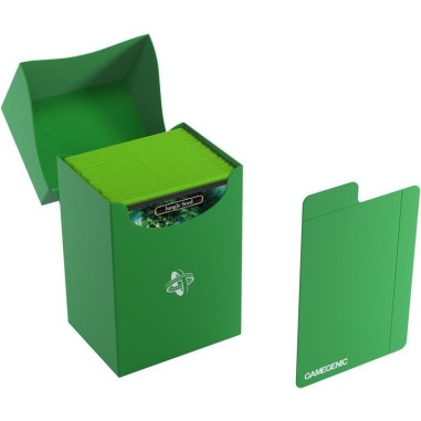 Boite range cartes Pokemon, Magic Deck Holder 80+ Green - Gamegenic