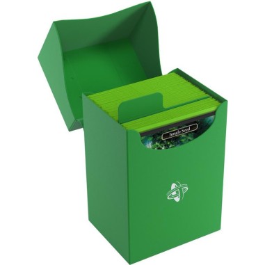 Boite range cartes Pokemon, Magic Deck Holder 80+ Green - Gamegenic