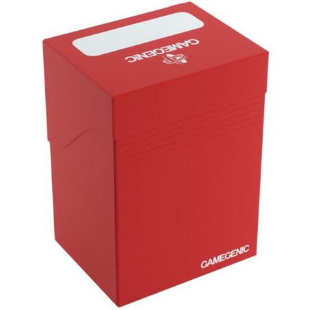 Boite range cartes Pokemon, Magic Deck Holder 80+ Red - Gamegenic