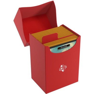 Boite range cartes Pokemon, Magic Deck Holder 80+ Red - Gamegenic