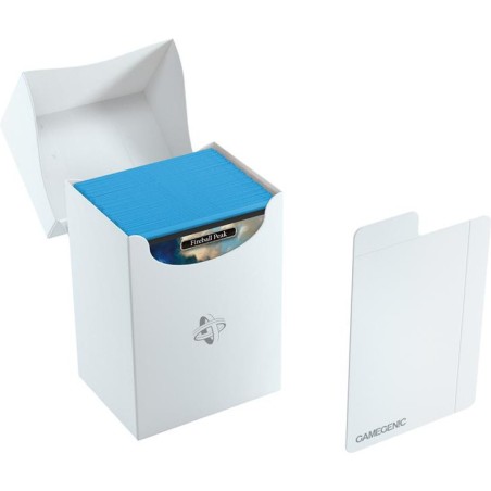 Boite range cartes Pokemon, Magic Deck Holder 80+ White - Gamegenic
