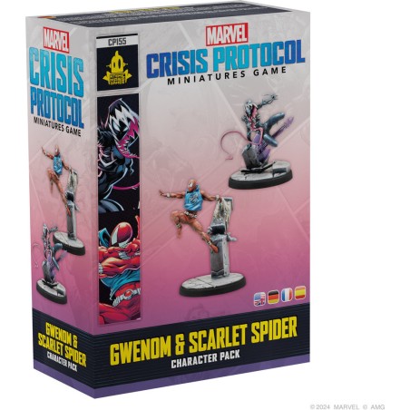 Marvel Crisis Protocol : Gwenom & Scarlet Spider - Character Pack - Jeux de société - Atomic Mass Games