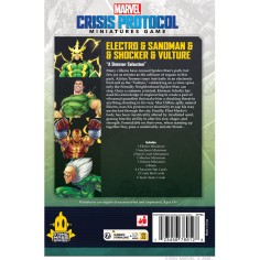 Marvel Crisis Protocol : Electro & Sandman & Shocker & Vulture - Character Pack - Jeux de société - Atomic Mass Games 2