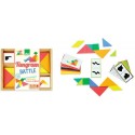 Tangram en bois pour enfant Battle - Vilac