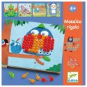 Jeu éducatif en bois : Mosaïco Rigolo - Djeco