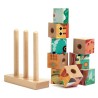 Puzz Up Sea 4 puzzles 9 cubes en bois de - Djeco