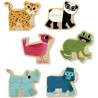 Puzzle Animaux Magnétiques : Mixanimo - Djeco