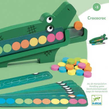 Crococroc - Jeu éducatif en bois - Djeco