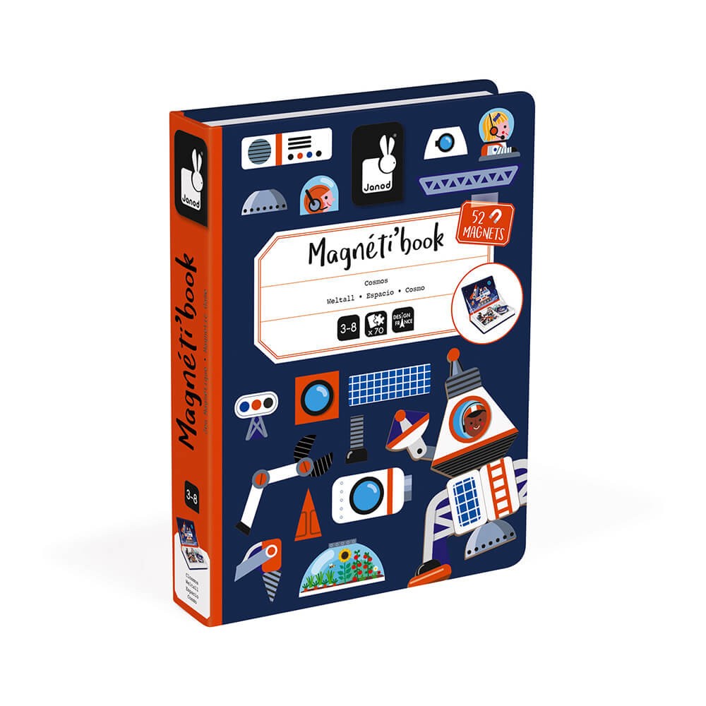 Magnéti'book Cosmos, 52 magnets Janod