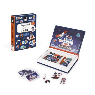 Magnetibook - Jeu magnétique Espace pour enfant dès 3 ans - Janod