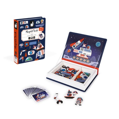 Magnetibook - Jeu magnétique Espace pour enfant dès 3 ans - Janod