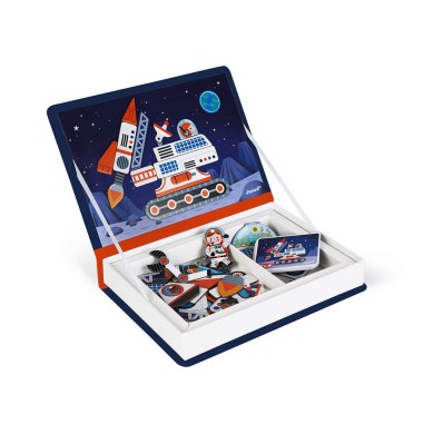 Magnetibook - Jeu magnétique Espace pour enfant dès 3 ans - Janod