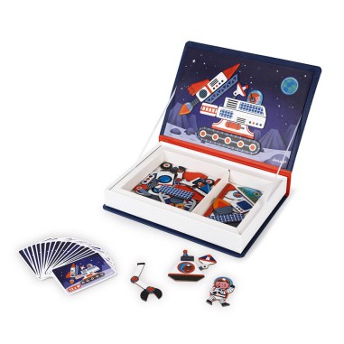 Magnetibook - Jeu magnétique Espace pour enfant dès 3 ans - Janod