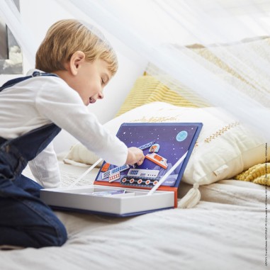 Magnetibook - Jeu magnétique Espace pour enfant dès 3 ans - Janod
